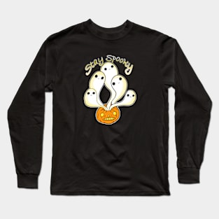 Stay Spooky Ghosts Long Sleeve T-Shirt